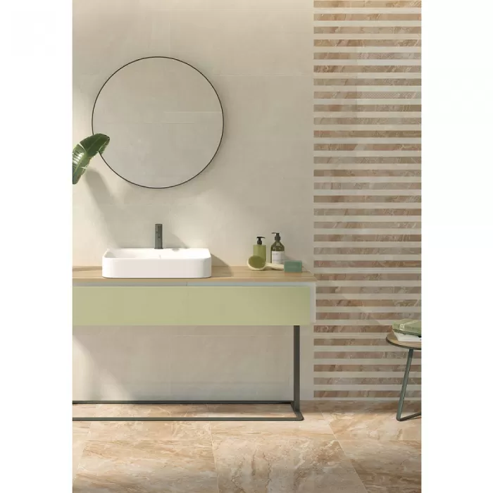 Плитка PRISSMACER ORLA RLV. CREAM 9×800×360 под мрамор