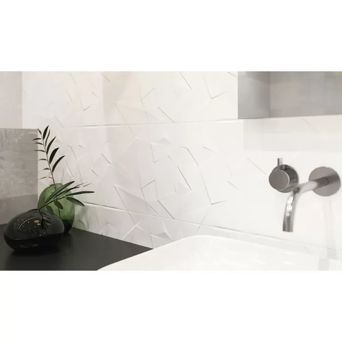 Плитка Paradyz NATURA BIANCO SCIANA STRUKTURA  под бетон