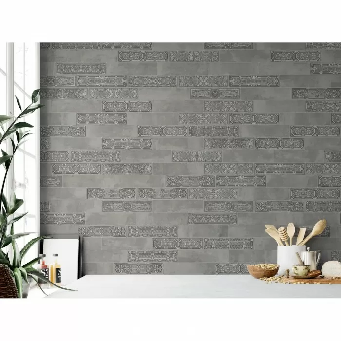 Плитка APARICI UPTOWN ANTHRACITE TOKI 8×297×74