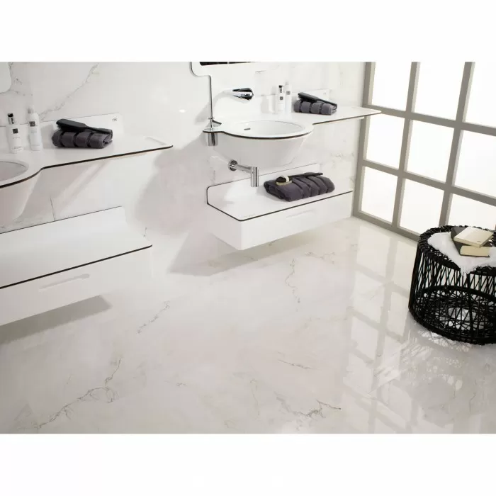 Керамогранит VENIS Carrara BIANCO 10×596×596 под мрамор