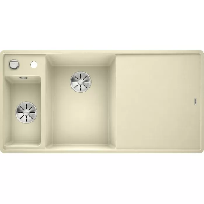 Мойка для кухни Blanco Axia III 6 S-F доска стекло чаша слева жасмин 524673 Мойка для кухни Blanco Axia III 6 S-F доска стекло чаша слева жасмин 524673