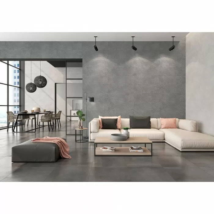 Плитка SALONI Kroma GHS490 OPTICAL ACERO 12×900×300