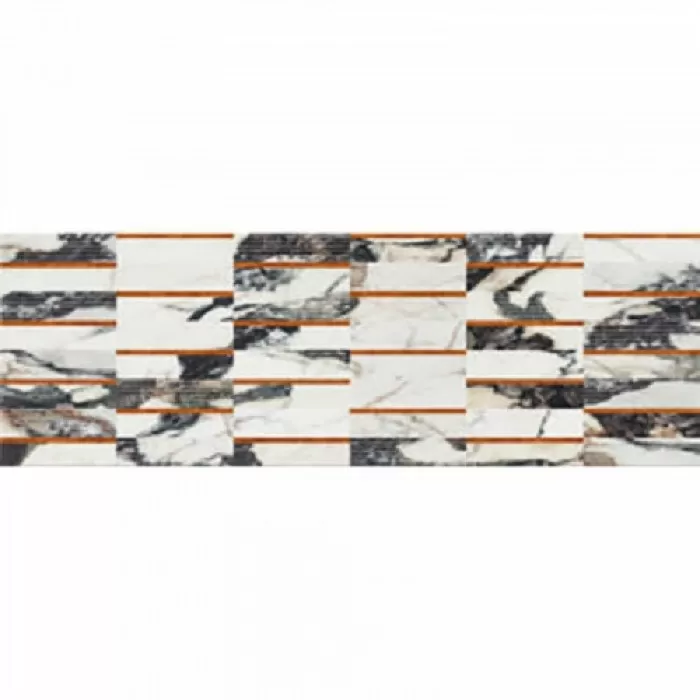 Плитка OPOCZNO CRYSTALLINE INSERTO GLOSSY 10×250×750 под мрамор Плитка OPOCZNO CRYSTALLINE INSERTO GLOSSY 10×250×750 под мрамор