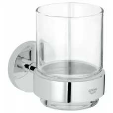 Grohe Essentials Стакан стеклянный с держателем (40447001)