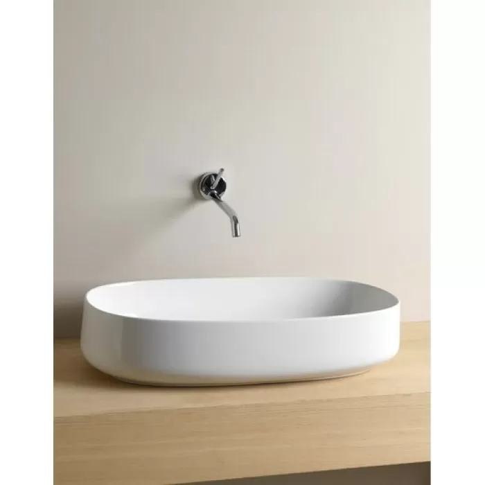 Керамическая раковина 68 см Artceram Cognac, white glossy (COL005 01;00)
