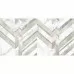 Плитка GOLDEN TILE MARMO BIANCO Chevron G70151 под мрамор