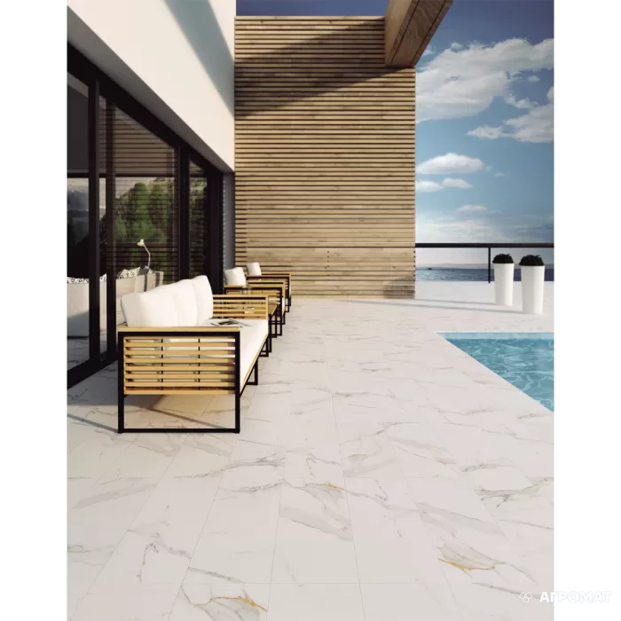 Клинкер EXAGRES Marbles CALACATA 10×665×330 под мрамор