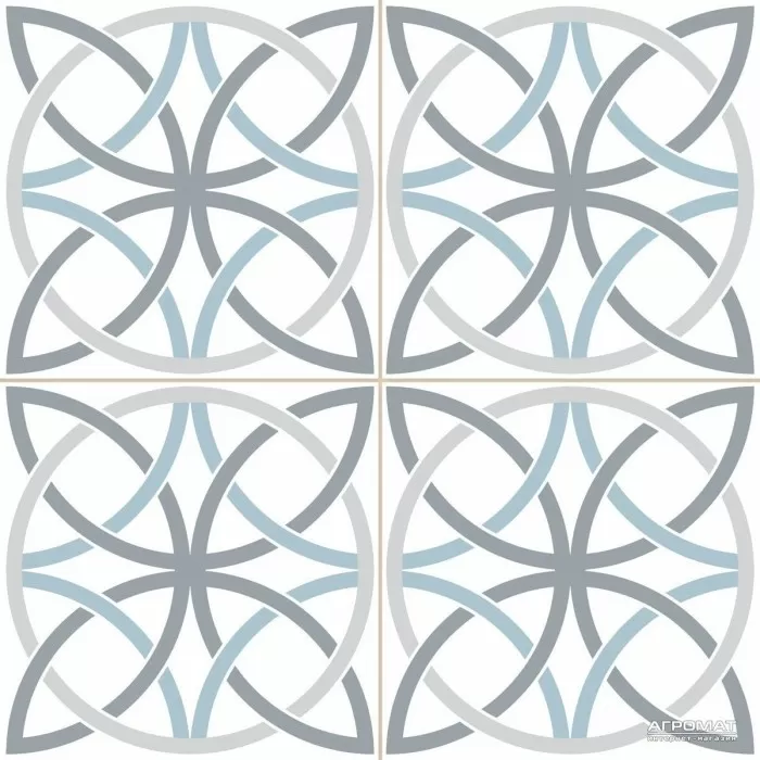 Напольная плитка Dual Gres BOSHAM WHITE 10×450×450