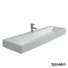 Керамическая раковина 120 см Duravit Vero, белая 0454120041