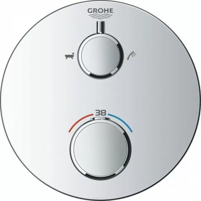 Grohe Grohtherm Термостат для душа с переключателем на 2 положения ванна/душ (24077000)