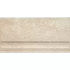 Сходинка пряма Scandiano Beige 30x60 код 1077 Ceramika Paradyz