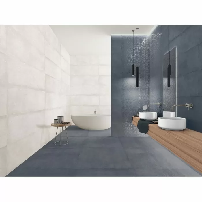 Плитка IBERO CROMAT ONE NAVY REC-BIS 12×1200×400 под бетон