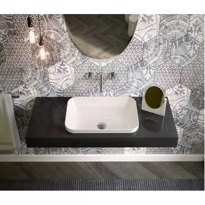 Керамическая раковина 43 см Artceram Gio Evolution, black glossy (GIL006 03;00)