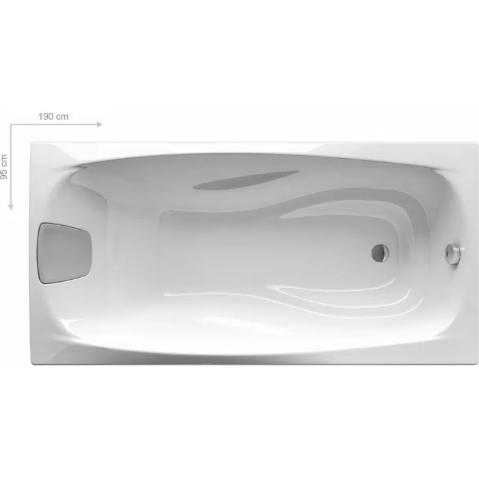 Ванна акриловая Ravak XXL 190x95