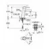 Grohe Concetto Смеситель однорычажный для раковины M-Size + нажимной донный клапан (23932001)