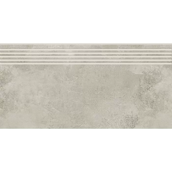 Керамогранит OPOCZNO QUENOS LIGHT GREY STEPTREAD под камень
