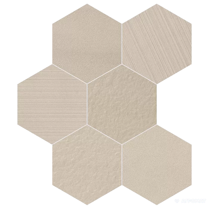 Керамогранит Impronta Sands Experience SA02ESM BEIGE ESAGONA MIx 10×225×195 под камень Керамогранит Impronta Sands Experience SA02ESM BEIGE ESAGONA MIx 10×225×195 под камень