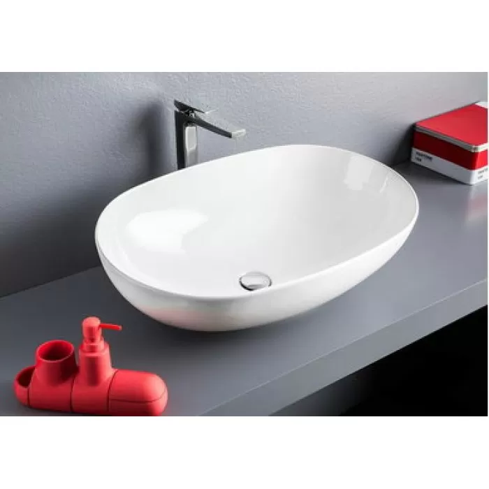 Керамическая раковина 70 см Artceram La Ciotola, white glossy (LCL002 01; 00) Керамическая раковина 70 см Artceram La Ciotola, white glossy (LCL002 01; 00)