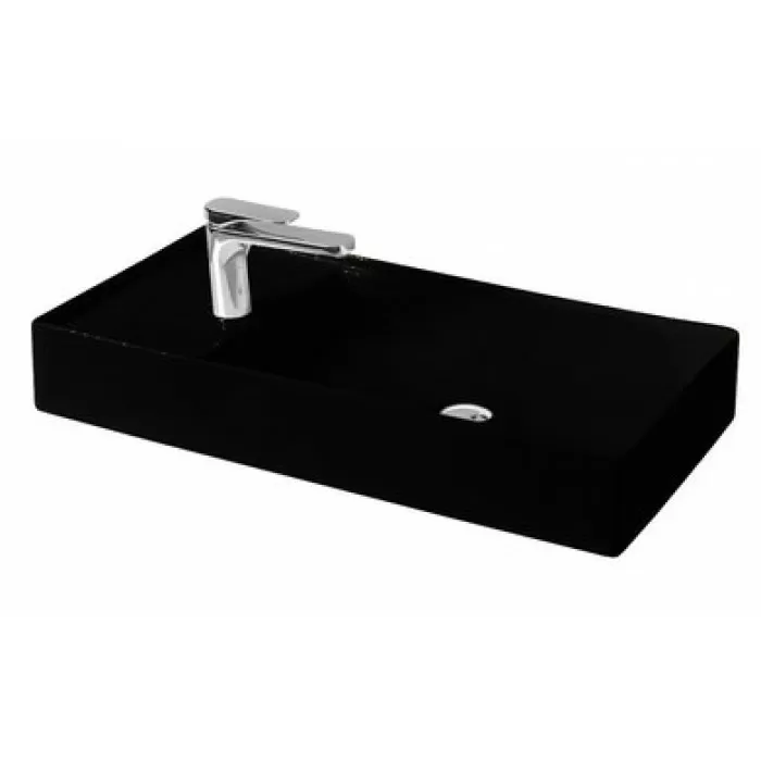 Керамическая раковина 75 см Artceram Scalino, black glossy (SCL004 03; 00) Керамическая раковина 75 см Artceram Scalino, black glossy (SCL004 03; 00)