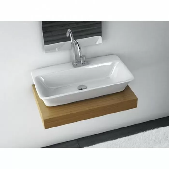 Керамическая раковина 80 см Artceram Cow, white glossy (CWL003 01; 00) Керамическая раковина 80 см Artceram Cow, white glossy (CWL003 01; 00)