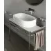 Керамическая раковина 65 см Artceram Azuley, black glossy (AZL002 03; 00)