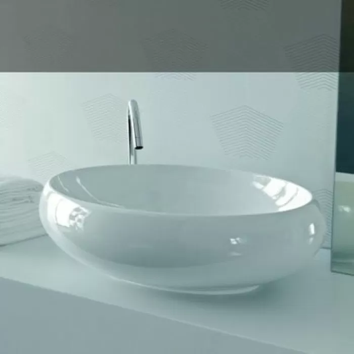 Керамическая раковина 60 см Artceram Tao, white glossy (TOL002 01; 00) Керамическая раковина 60 см Artceram Tao, white glossy (TOL002 01; 00)
