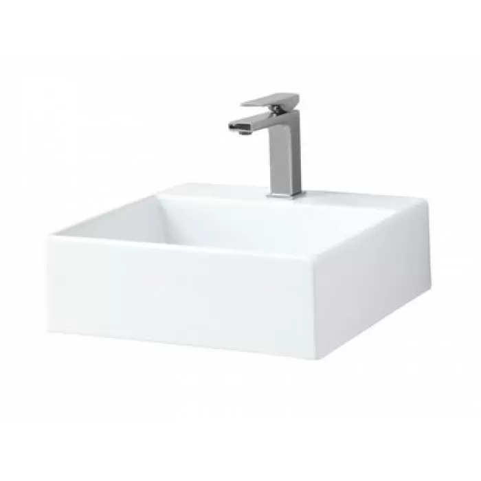 Керамическая раковина 40 см Artceram Quadro, white glossy (QUL005 01; 00)