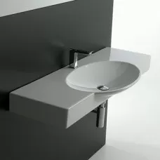 Керамическая раковина 120 см Artceram Swing, white glossy (SWL003 01; 00)